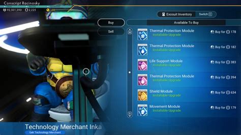 exosuit technology slot upgrade|Exosuit Beginners Guide To Upgrades and Expansion .